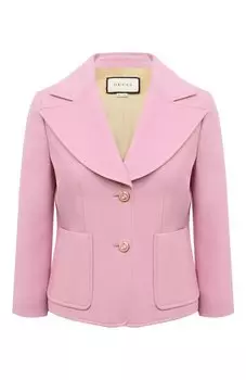 Жакет из шелка и шерсти Gucci