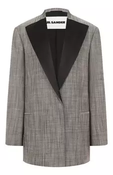Жакет из шелка и шерсти Jil Sander