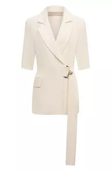 Жакет из шелка и вискозы Elie Saab