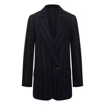 Жакет из шерсти и хлопка Brunello Cucinelli