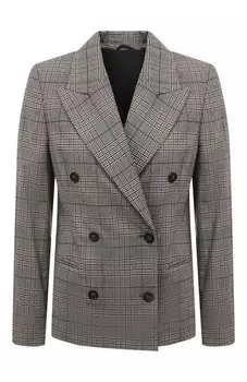 Жакет из шерсти и хлопка Brunello Cucinelli