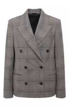 Жакет из шерсти и хлопка Brunello Cucinelli