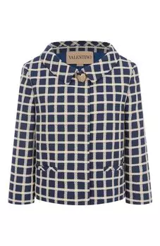 Жакет из шерсти и хлопка Valentino