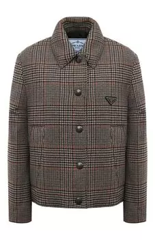 Жакет из шерсти и кашемира Prada