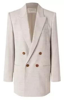 Жакет из шерсти и льна Philosophy di Lorenzo Serafini