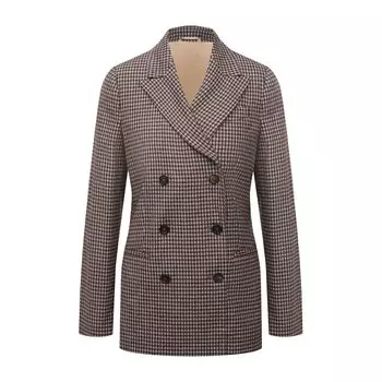 Жакет из шерсти и шелка Brunello Cucinelli