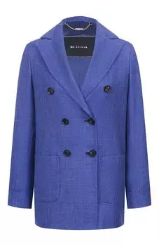 Жакет из шерсти и шелка Kiton