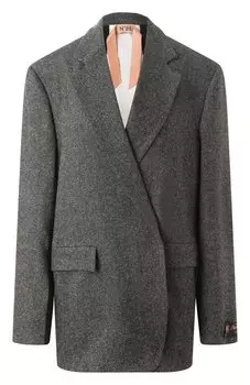 Жакет из шерсти и шелка N21