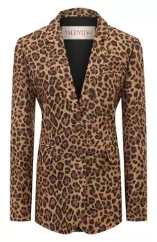 Жакет из шерсти и шелка Valentino