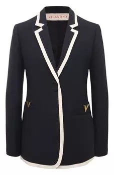 Жакет из шерсти и шелка Valentino