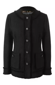 Жакет из шерсти и вискозы Dolce & Gabbana