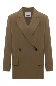 Жакет из шерсти и вискозы Erika Cavallini