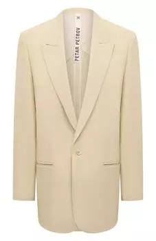 Жакет из шерсти и вискозы Petar Petrov