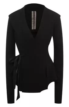 Жакет из шерсти и вискозы Rick Owens