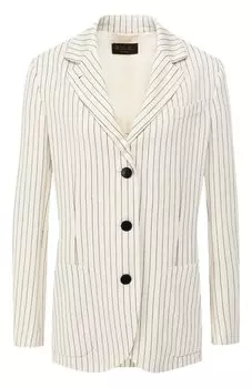 Жакет из смеси шелка и хлопка Loro Piana