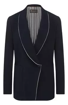 Жакет из смеси шелка и шерсти Loro Piana