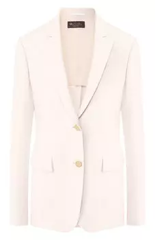 Жакет из смеси шелка и шерсти Loro Piana