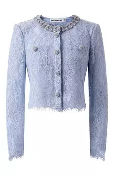 Жакет из вискозы и хлопка self-portrait