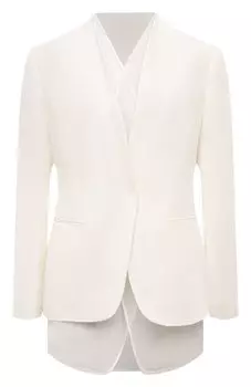Жакет из вискозы и льна Brunello Cucinelli