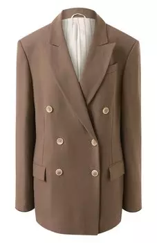 Жакет из вискозы и льна Brunello Cucinelli
