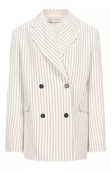 Жакет из вискозы и льна Loulou Studio