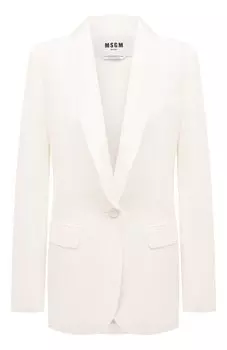 Жакет из вискозы и льна MSGM