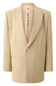 Жакет из вискозы и шелка Petar Petrov
