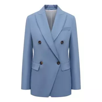 Жакет изо льна и хлопка Brunello Cucinelli