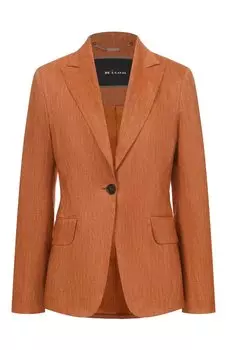 Жакет изо льна и шерсти Kiton