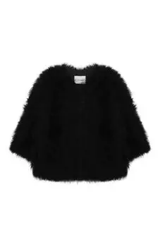 Жакет с отделкой перьями Yves Salomon