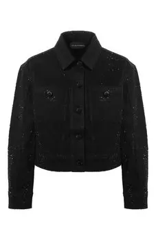 Жакет с отделкой стразами Emporio Armani