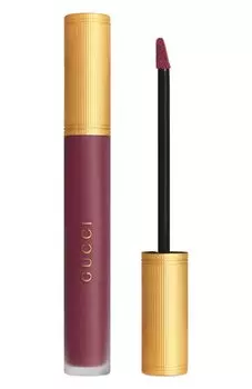 Жидкая губная помада Rouge Lvres Liquide Mat, оттенок 607 Vanessa Violet Gucci