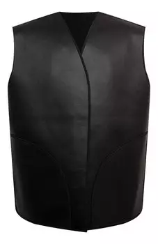 Жилет из экокожи WHO_AM