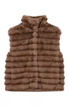 Жилет из экомеха Monnalisa