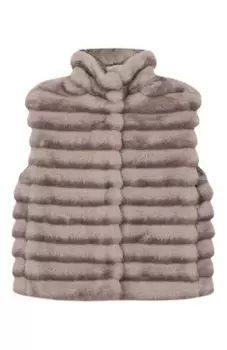 Жилет из экомеха Monnalisa