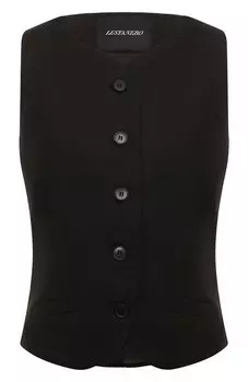 Жилет из хлопка и льна Lesyanebo