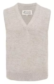Жилет из хлопка и шерсти Maison Margiela