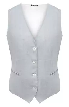 Жилет из кашемира и шелка Kiton