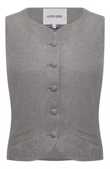 Жилет из кашемира и шелка Lesyanebo