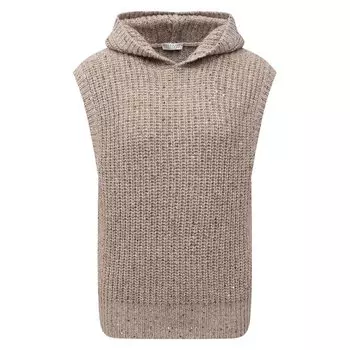 Жилет из кашемира и шерсти Brunello Cucinelli