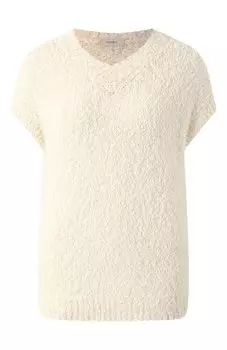 Жилет из шелка и кашемира Agnona