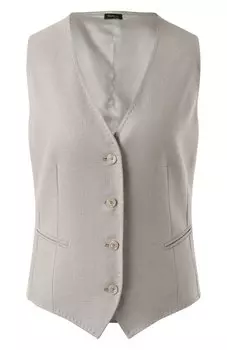 Жилет из шелка и шерсти Kiton