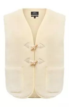 Жилет из шерсти и хлопка A.P.C.