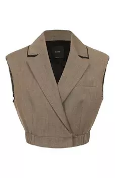 Жилет из шерсти и хлопка Pinko