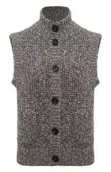Жилет из шерсти и кашемира Brunello Cucinelli