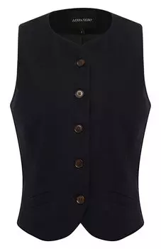 Жилет из шерсти и кашемира Lesyanebo