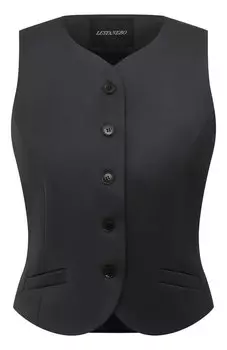 Жилет из шерсти и кашемира Lesyanebo