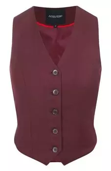 Жилет из шерсти и кашемира Lesyanebo