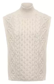 Жилет из шерсти и кашемира Loulou Studio