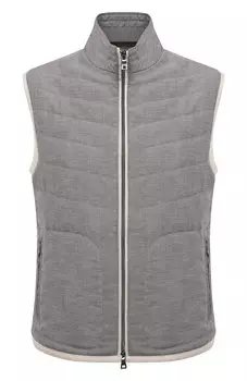 Жилет из шерсти и льна Waterville